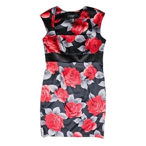 Nine West floral rose silky dress. Size 14